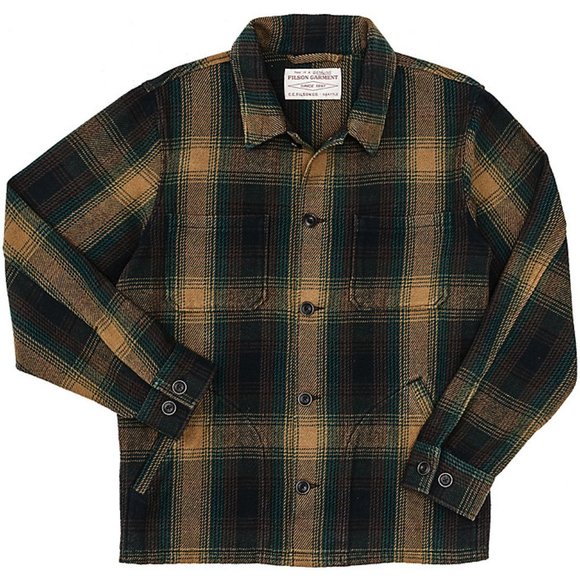Filson Deer Island Ranch Coat Jacket in Dark Tan Plaid NEW! $245 - Picture 4 of 4